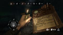 Metro 2033 Redux: tabla z nalogami in kompasom